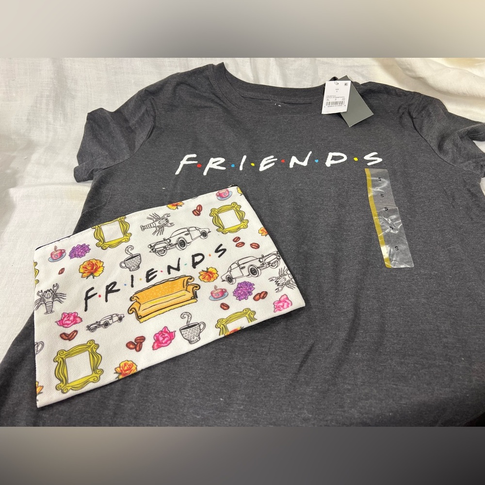 Friends T-shirt, and cosmetic bag